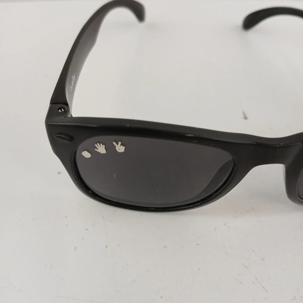 ROSHAMBO Unbreakable Baby Sunglasses Black UV400 Infant Toddler Shades - NEW